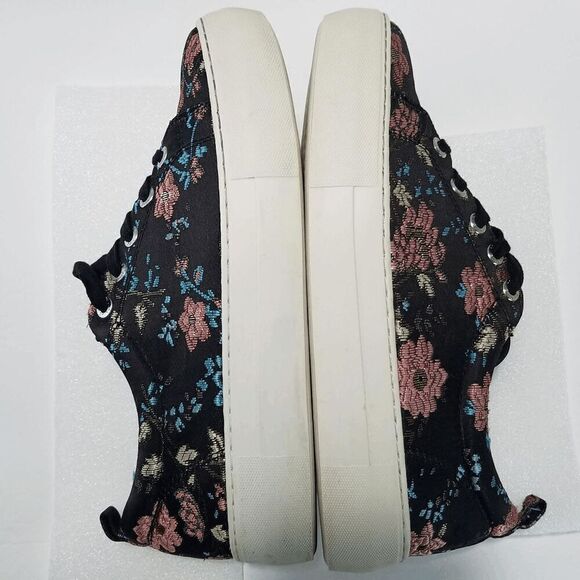 J/SLIDES NYC Black Assure Floral Sneakers by J Slides Size 7 - Picture 3 of 10